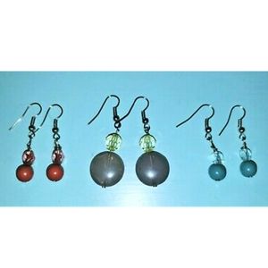 NEW Handmade Set/Lot of 3 Fashion Dangle Earrings